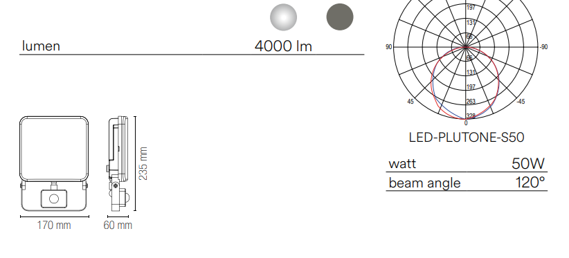 Proiettore per esterno IP65 led in alluminio nero con SENSORE DI MOVIMENTO e CREPUSCOLARE varie potenze PLUTONE Proiettore per esterno IP65 led in alluminio nero con SENSORE DI MOVIMENTO e CREPUSCOLARE varie potenze PLUTONE